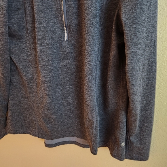 Champion Gray Half Zip Performance Active Women's Pullover Sweatshirt - Picture 3 of 5